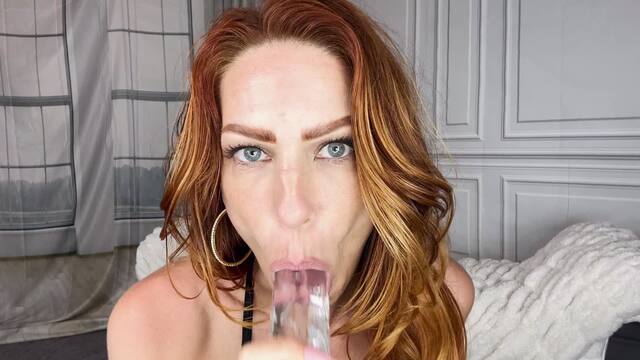 Balloon dirty talk boots dildo fuck video from TrophyWifeNat