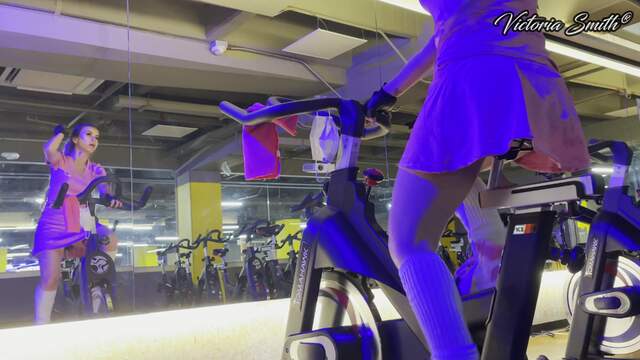 Working legs on the Gym Ep. 2 video from Victoria Smith TV