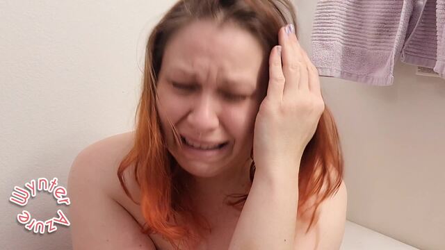 Crying in Bathroom video from Wynter Azure