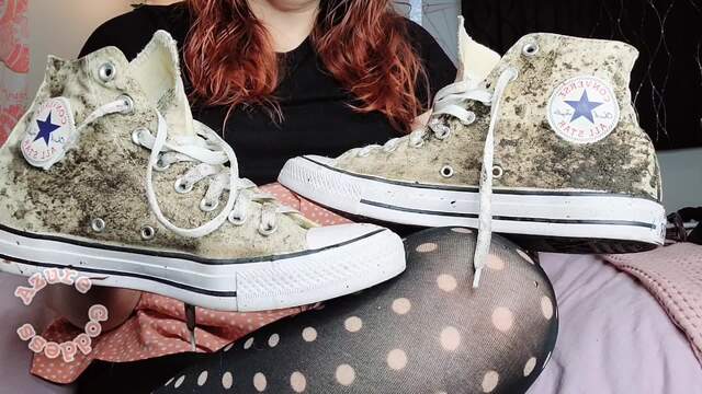 Made to Lick Clean and Fuck Muddy Converse High Tops video from Wynter Azure